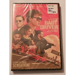 Baby Driver DVD Edgar Wright Ansel Elgort Jamie Foxx Action Movie New Sealed